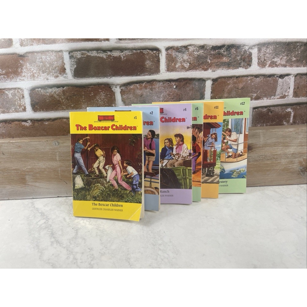 Lot Of 6 The Boxcar Children Gertrude Chandler Warner Children's Chapter Books